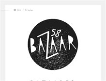 Tablet Screenshot of bazaar58.com